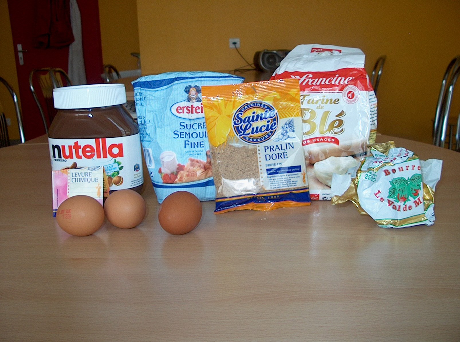 photo des ingrédients