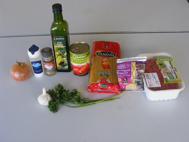 photo des ingrédients